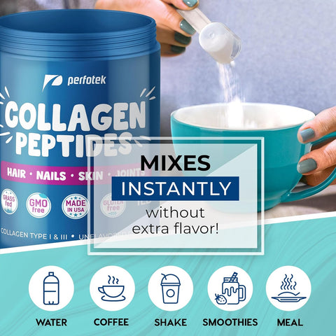 2 Pack of  Hydrolyzed Collagen with Peptides 16 oz