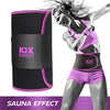 Perfotek Waist Trimmer Belt with Sauna Suit Effect Pink