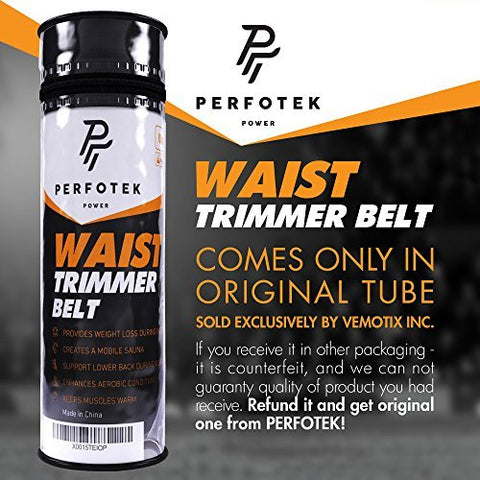 Perfotek Waist Trimmer Belt with Sauna Suit Effect